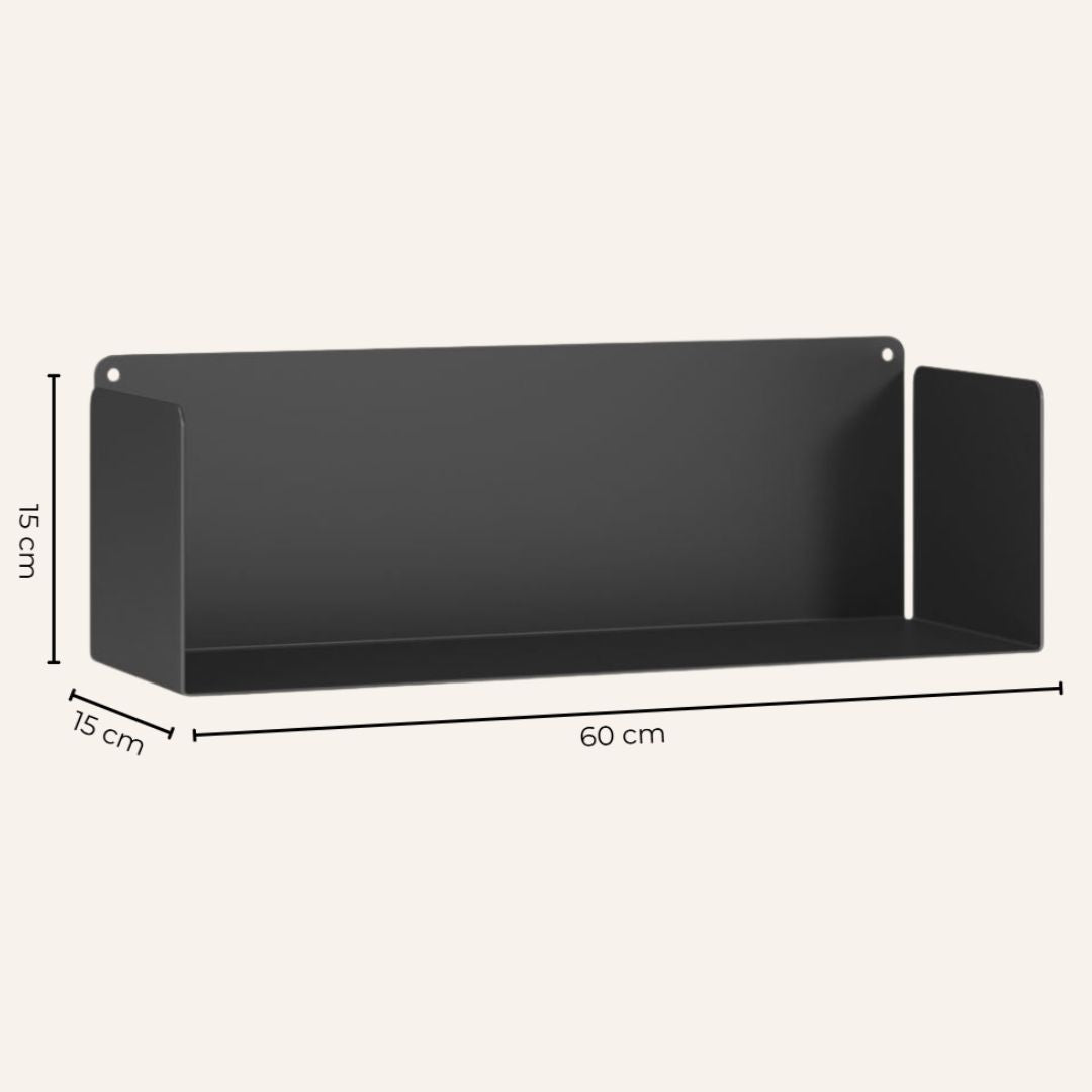 Pack de 6 estantes de metal Magnus 60 cm