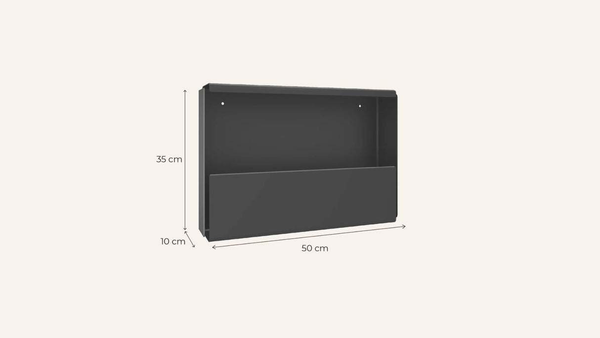 Zapatero de aluminio Knut