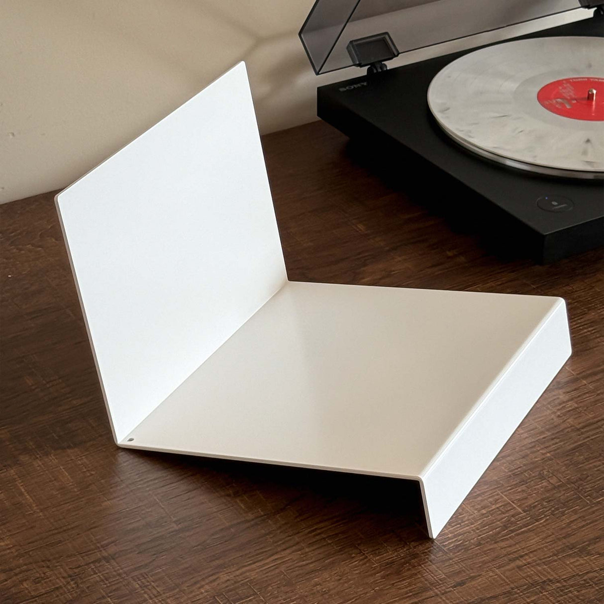 Soporte Metálico para Vinilos ISAK - Expositor de discos de sobremesa