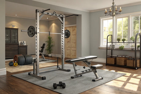 Cómo diseñar un gimnasio en casa con muebles metálicos.