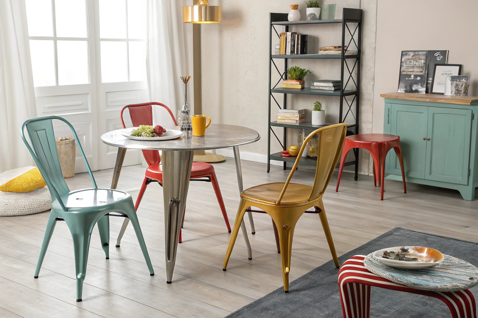 ¿Muebles metálicos o de plástico? Pros y contras.
