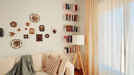 Estantes de metal 60 cm Magnus de color blanco