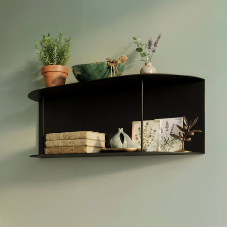 Estante recibidor de metal Alvar