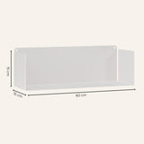 Pack de 6 estantes de metal Magnus 60 cm