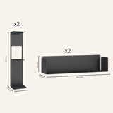 Estante de metal Astrid