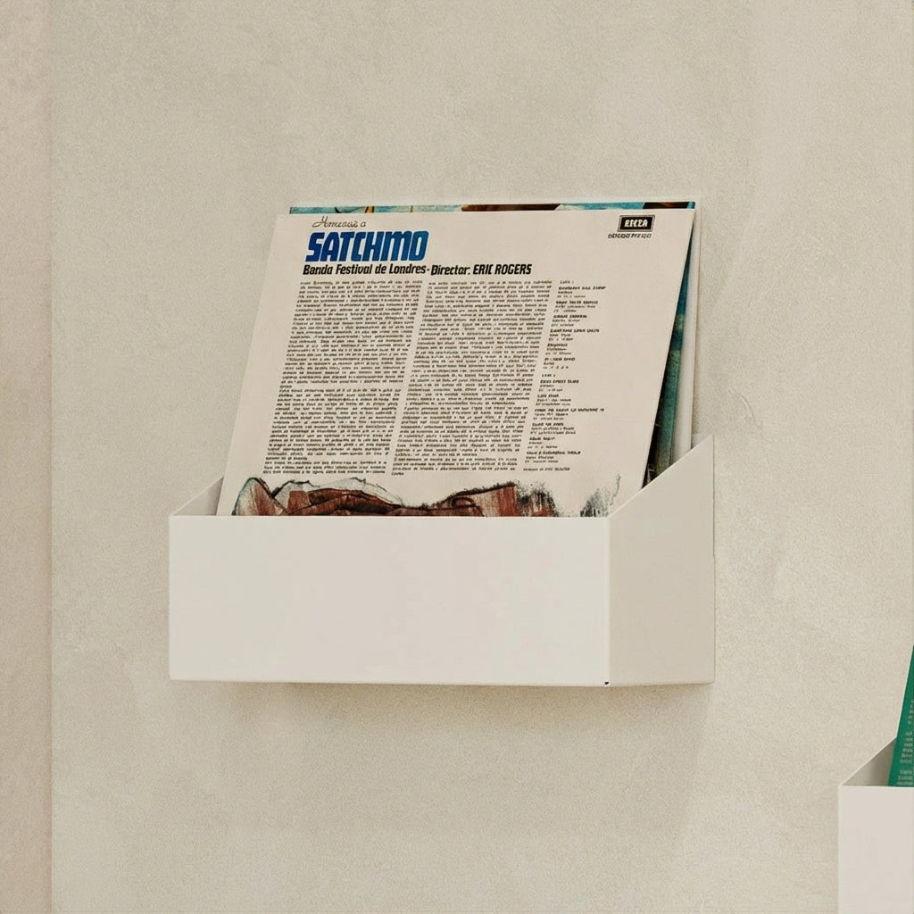 Soporte Metálico de Vinilos para Pared SVEN – Expositor mural minimalista de discos