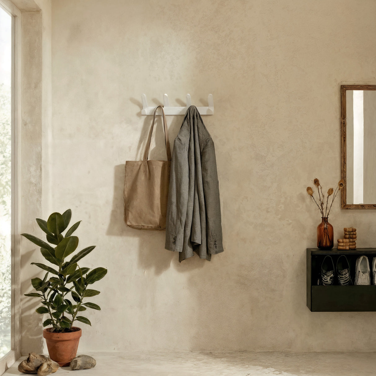 Perchero de metal Arvid