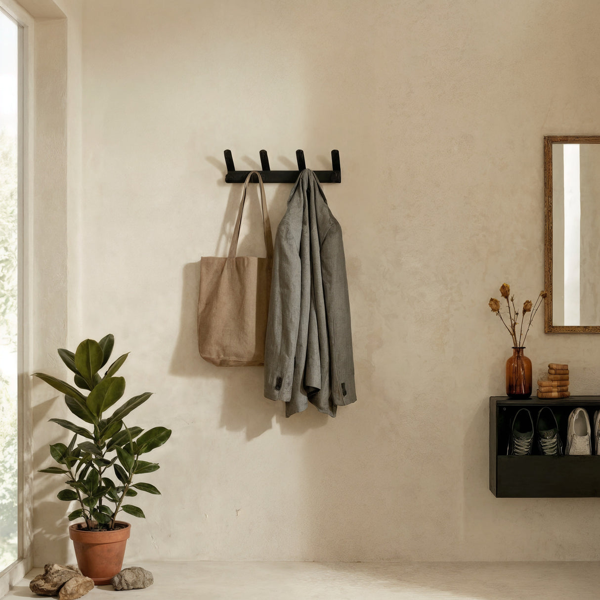 Perchero de metal Arvid